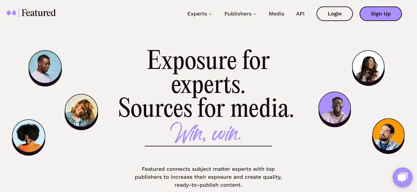 Featured platform connecting experts and media publishers for shared opportunities.