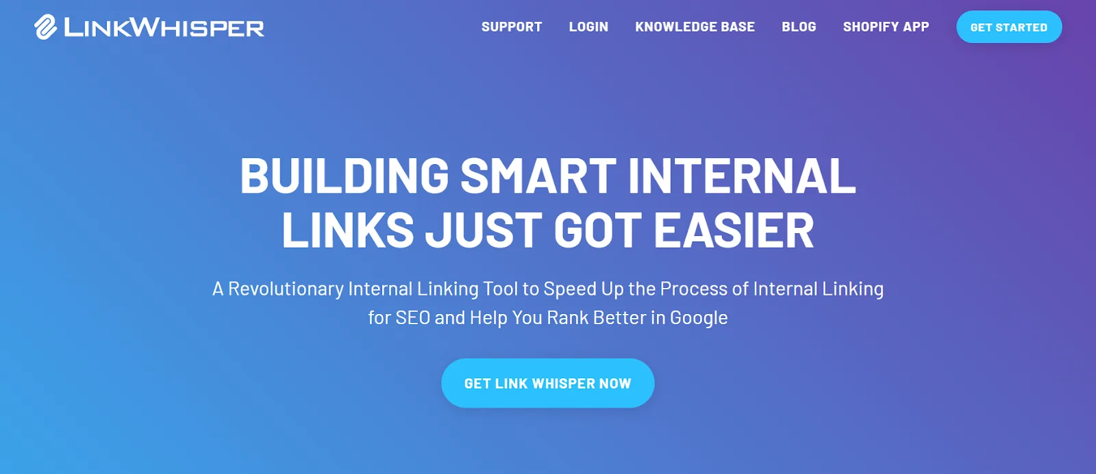 LinkWhisper internal linking tool simplifies SEO with smart linking features.