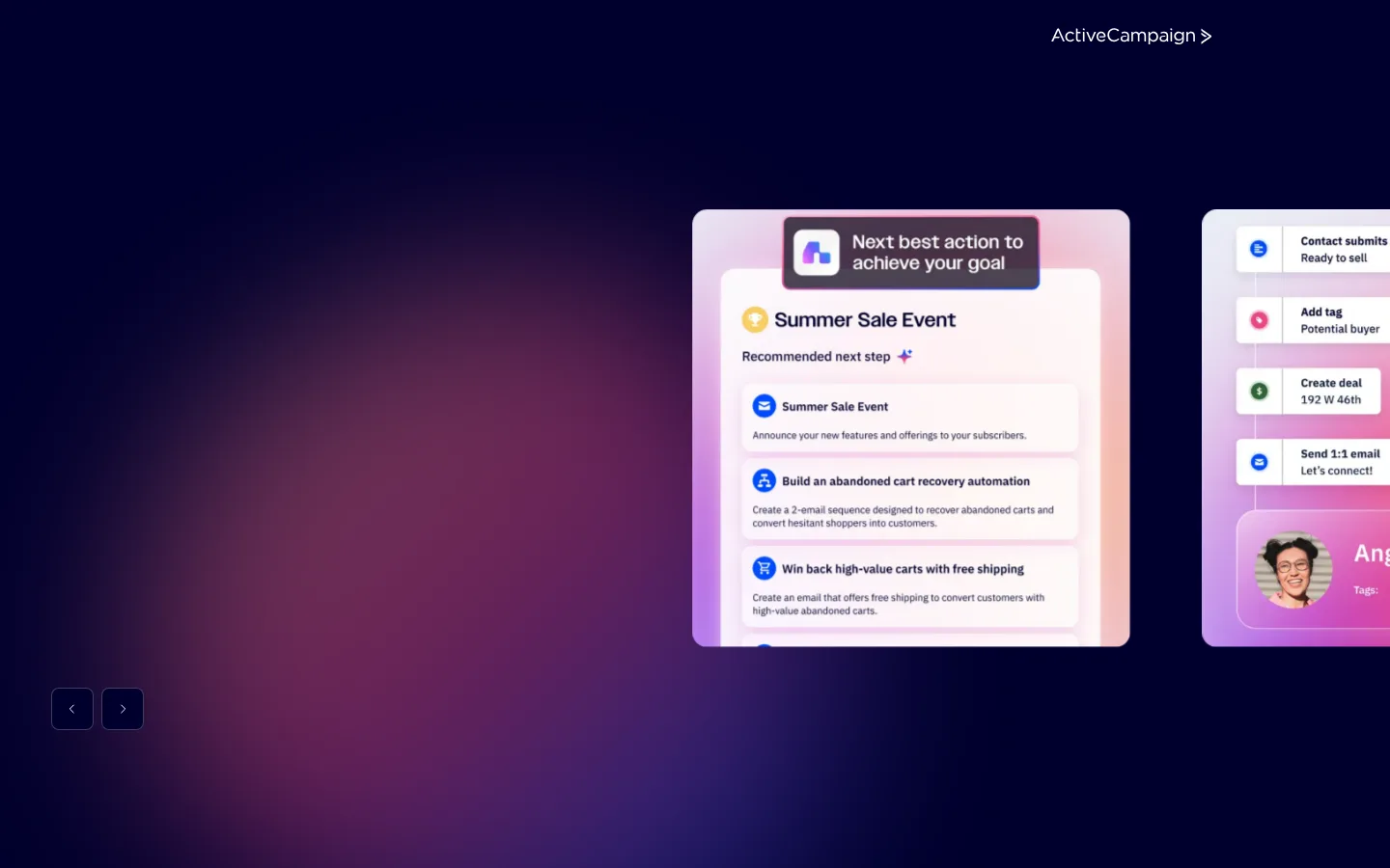 ActiveCampaign website
