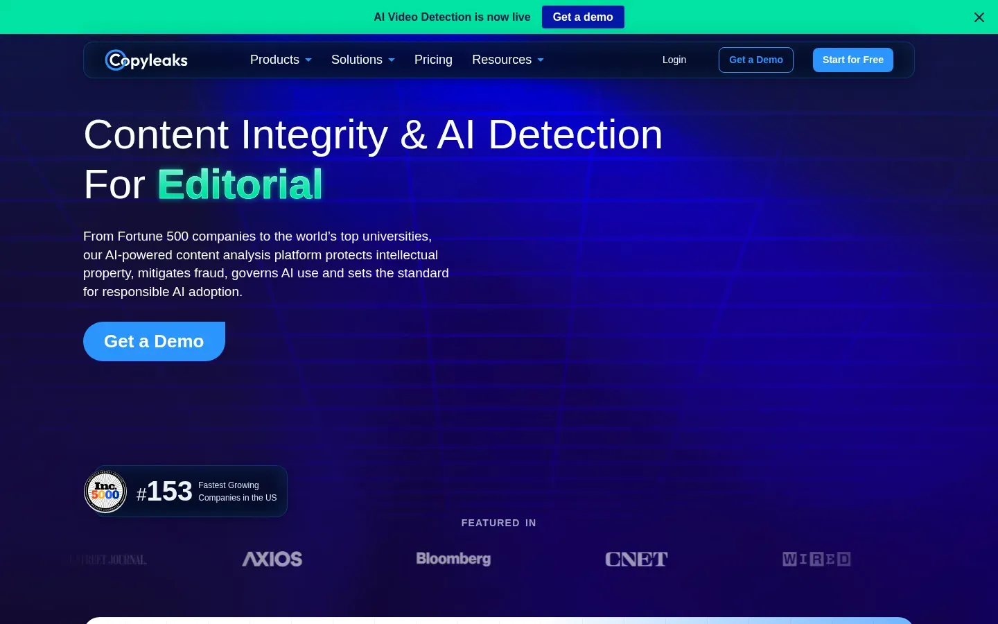Copyleaks website