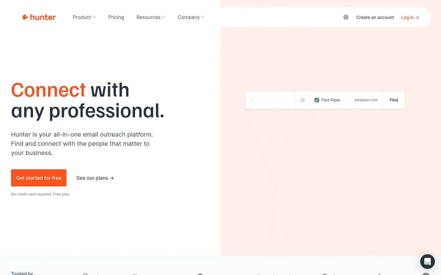Hunter.io website