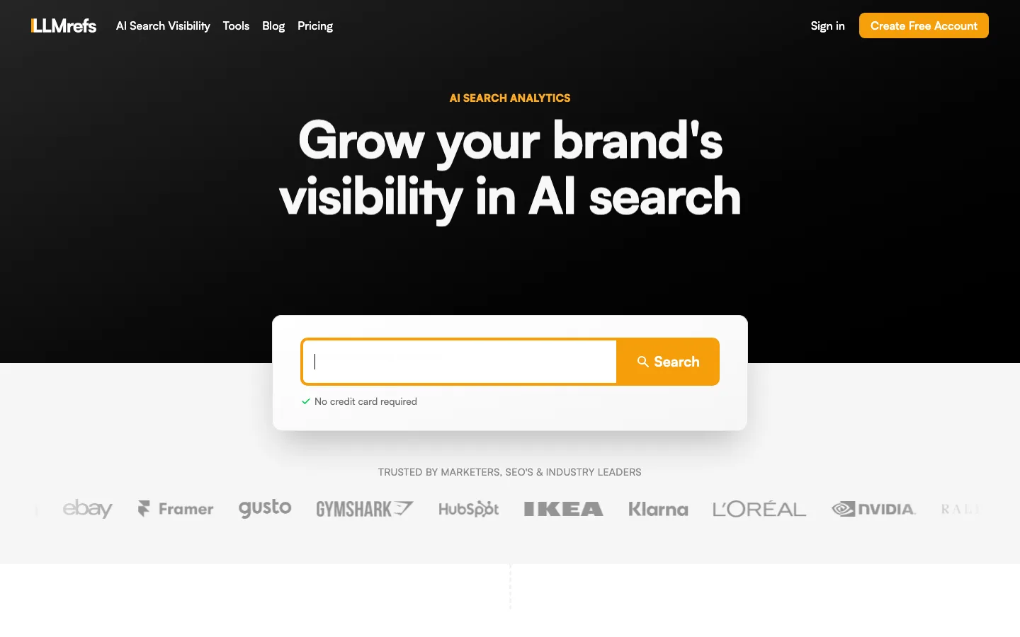LLMrefs website