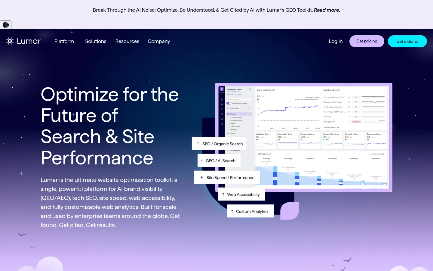 Lumar website
