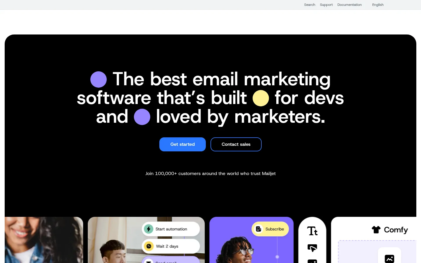 Mailjet website