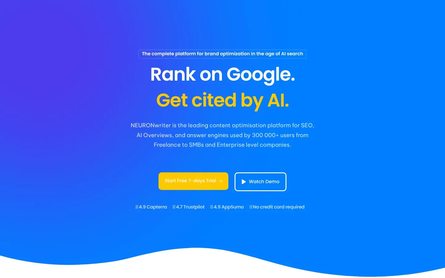 NeuronWriter website