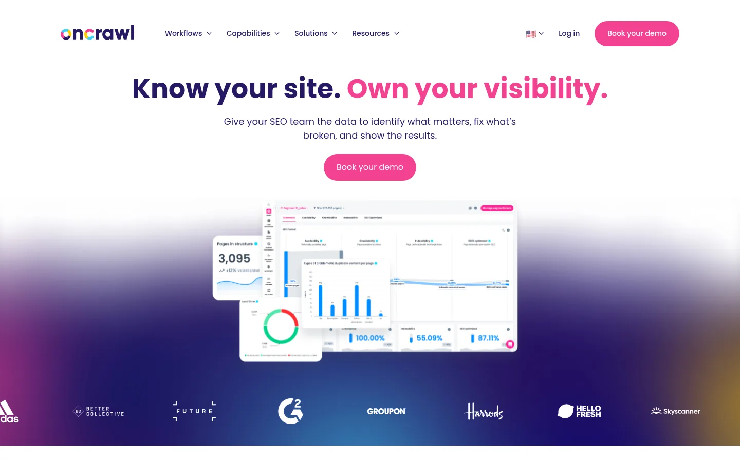 Oncrawl website