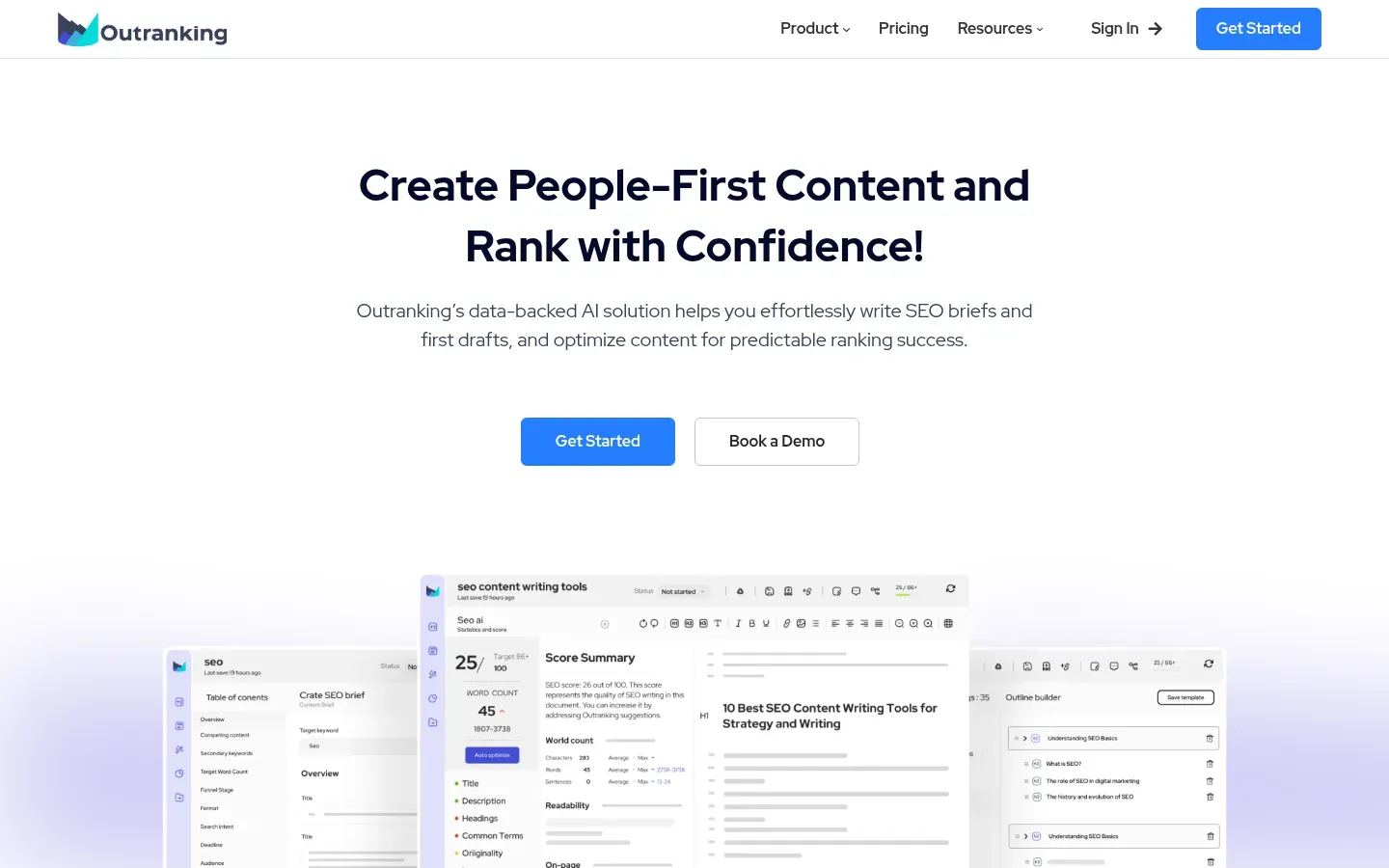 Outranking website