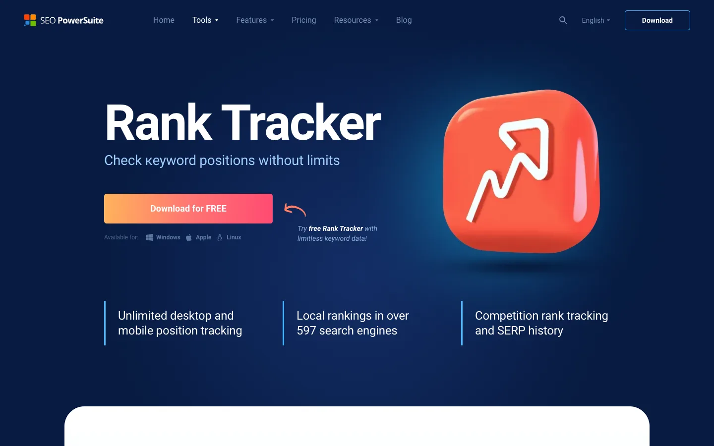 Rank Tracker website
