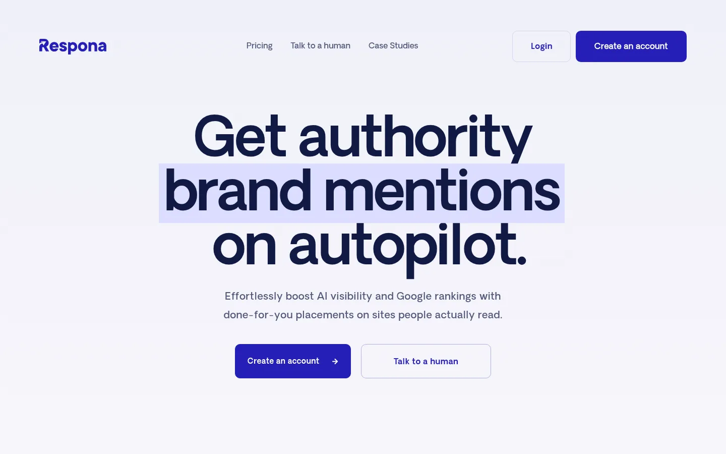 Respona website