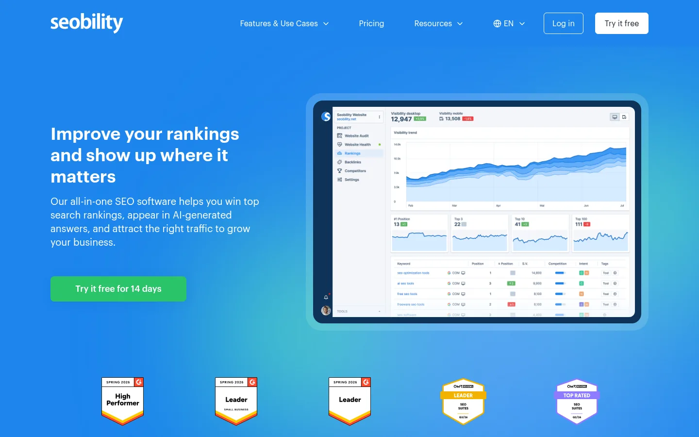 Seobility website