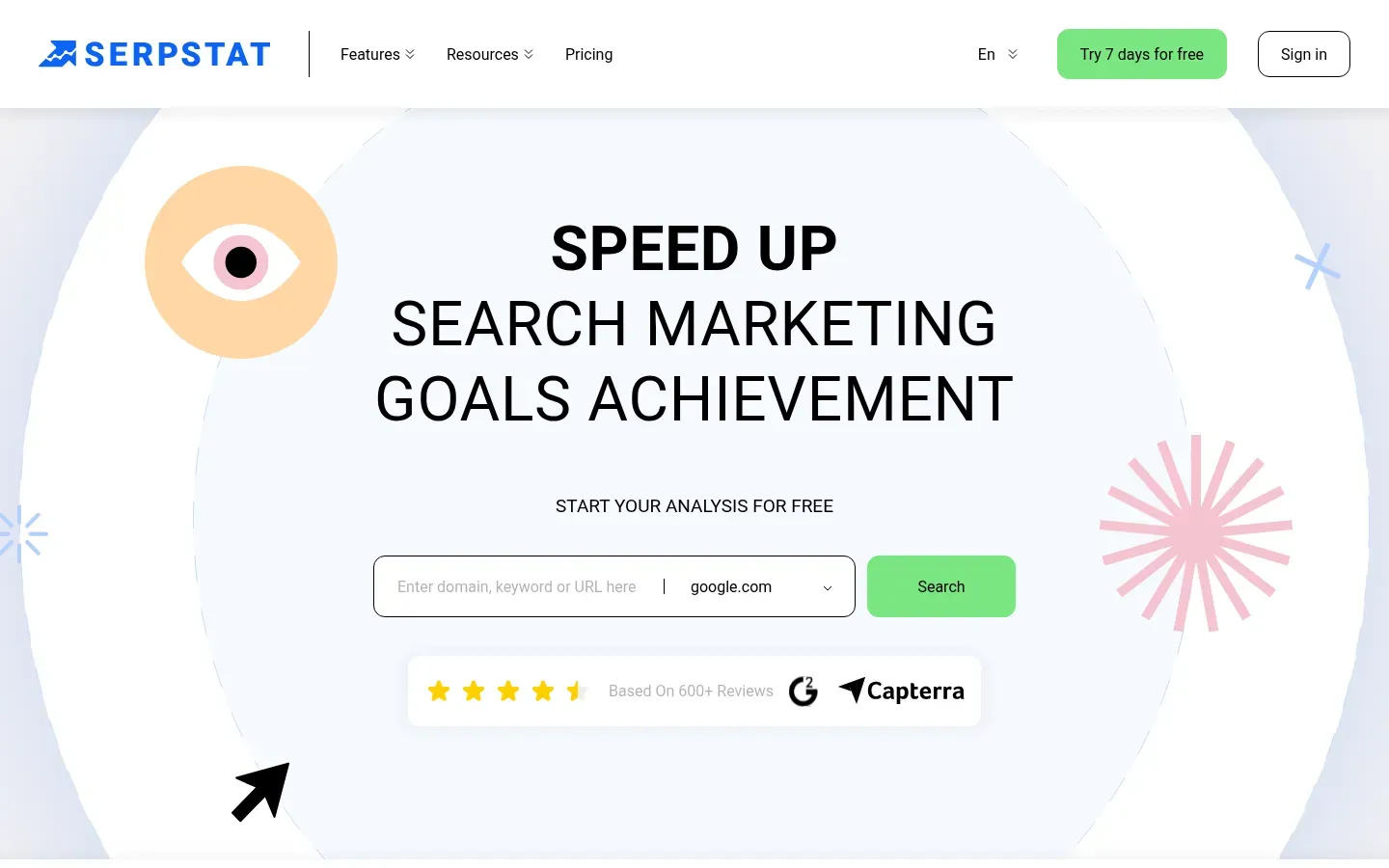 Serpstat website
