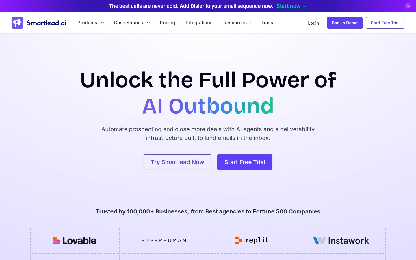 Smartlead.ai website